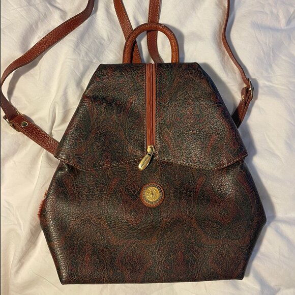Pierre Balmain Paisley Backpack - Picture 1 of 10